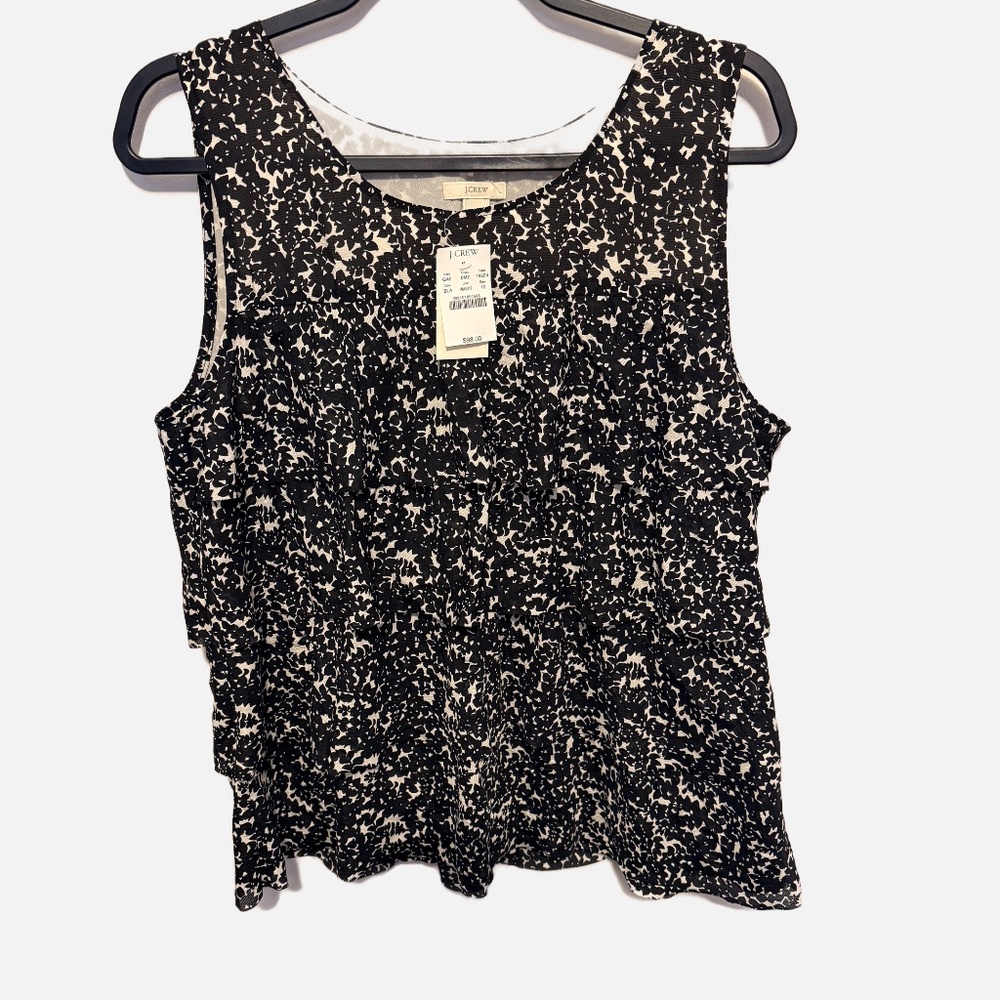 J. Crew sleeveless silk blouse